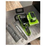 GREENWORKS 40V CSF403 14" Cordless Chainsaw