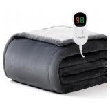 Homemate Heated Blanket Throw 50x60, Auto-Off