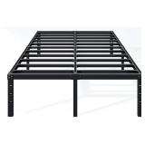 Hafenpo 14-Inch King Bed Frame, Black