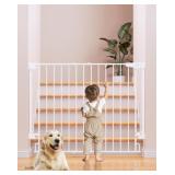 Cumbor 34" Extra Tall Baby Gate, White
