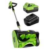 Vibekio 20V 12.2" Cordless Snow Shovel
