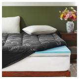 BEDLORE 4\" Memory Foam Topper Full, 2-in-1
