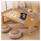 Japanese Floor Table: Folding Bamboo