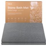 XMarrat Stone Bath Mat 2 Pack, 31.5" x 19.7"