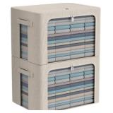 CYhom Extra Large Linen Fabric Storage Bins