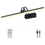 RAIFOOLLY 20" Cordless Picture Light Black