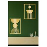 Oakrain 2P Metal Wall Art - Abstract Astronomy
