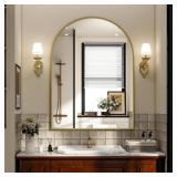 Arch Bathroom Mirror 20x30 Gold Frame