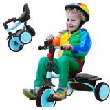 Toddler Tricycle with Bell, Foldable Trike
