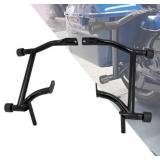 Saddlebag Guards Rear Bracket Kit Black 4pc