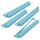 Misty Blue Acrylic Mahjong Tile Racks (4)