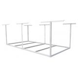 FLEXIMOUNTS 4x8 Overhead Rack 600lb White