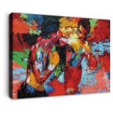 Fchen Boxing Poster: Colorful Canvas 32x48