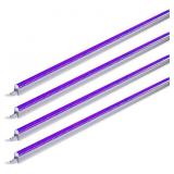 Barrina UV LED Blacklight Bar 22W 4ft 4-Pack