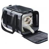 Vceoa 17.5x11x11 Pet Carrier Up to 16 Lbs