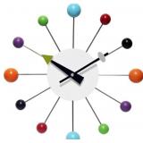 Infinity Orb Spoke Clock, Multicolor
