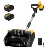 20V 13-Inch Cordless Snow Shovel with 2x4Ah