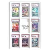 Wall Display for Graded Cards (9-Slot) 4-Pack