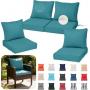 Outdoor Chair Cushions 30D Foam Turquoise