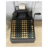 Burrows Adding Machine w/Receipt Paper