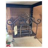 Metal Wall Shelf & Magazine Rack