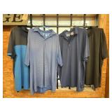 4 Polo Shirts - Callaway 2X Nike Golf 2X BCG 3X