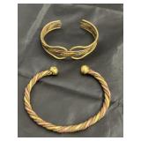 Vintage Mixed Metal Bracelets