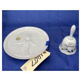Frankoma Trivet & George Good Bell