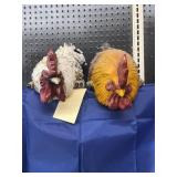 2 Pcs - Rooster Figures