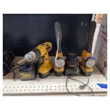 5 Pcs - 18V DeWalt Drill Lights Chargers