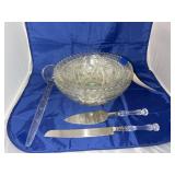 3 - Anchor Hocking Star of David Bowls