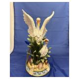 Porcelain Swan Figure
