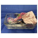 Clear Glass Dish w/Sand Dollars - Mary Kay Bag