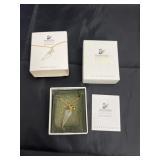 Swarovski Crystal Pendant & Chain