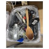 Aluminum Foil Pan - Wooden Spoon - Ice Scoop