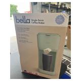 Bella Single Serve Coffee Maker NIB