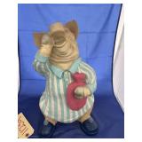 Sleeping Pig Statue
