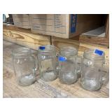 4 Pc - Handed Jar Tea Mugs