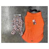 Dog Pajamas Sz S & Coleman Pet Puffer Jacket