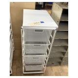 Metal 4-Bin Organizing Unit