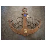 Decorative Anchor Wine Rack