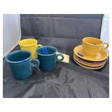 10 Pcs - Fiestaware Coffee Mugs - Teacup