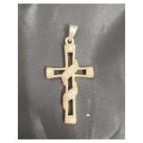 925 CZ JJT Cross Pendant