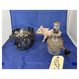 3 Pcs - Glass Table Lamp - Candle Votive