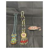 Native American Beaded Necklaces & Pendants