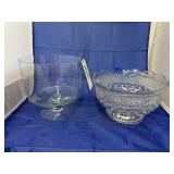 Clear Glass Compote