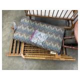 Wood Baby Crib w/Mattress