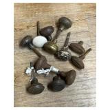 Bag of Assorted Vintage Doorknobs - Porcelain