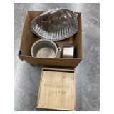 Wood Box - Aluminum Cookware - Turkey Pan