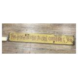 Wood Home Dï¿½cor Sign 43"L